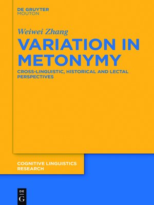 cover image of Variation in Metonymy